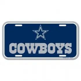 Plaque d'immatriculation des Cowboys de Dallas