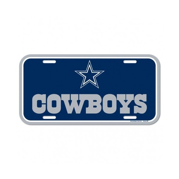 Plaque d'immatriculation des Dallas Cowboys
