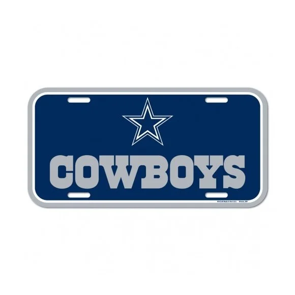 Plaque d'immatriculation des Dallas Cowboys