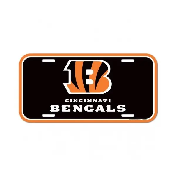 Plaque d'immatriculation des Bengals de Cincinnati