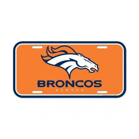 Denver Broncos License Plate