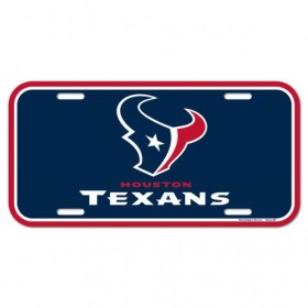 Placa de Matrícula de Houston Texans