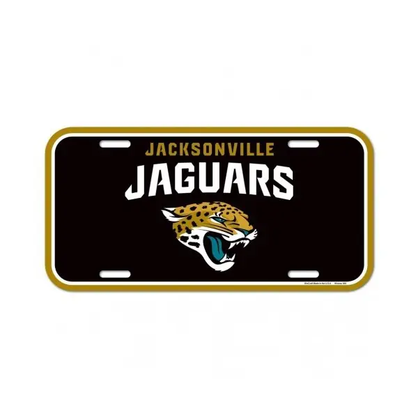 Placa de Matrícula de los Jacksonville Jaguars