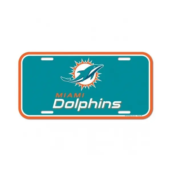 Miami Dolphins License Plate