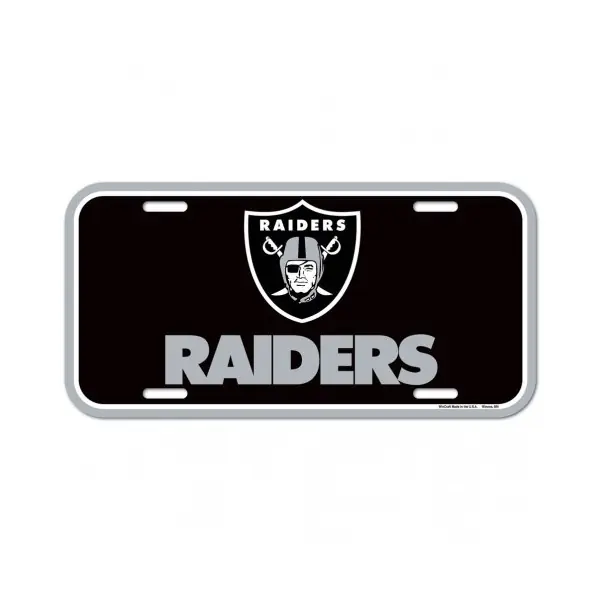 Plaque d'immatriculation des Las Vegas Raiders