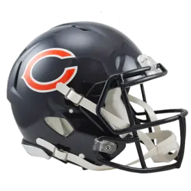 Chicago Bears Vollständiger Riddell Revolution Speed Authentischer Helm