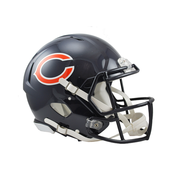 Chicago Bears Riddell Revolution Speed Autentisk Hjälm i Full Storlek