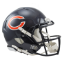 Chicago Bears Riddell Revolution Speed Autentisk Hjälm i Full Storlek