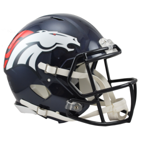 Denver Broncos Fullstorlek Riddell Revolution Speed Äkta Hjälm