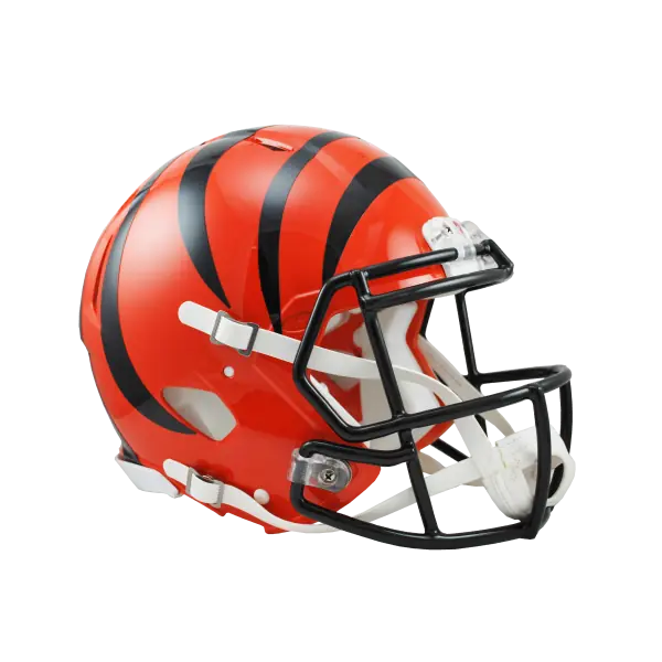 Casco autentico a grandezza naturale Riddell Revolution Speed dei Cincinnati Bengals
