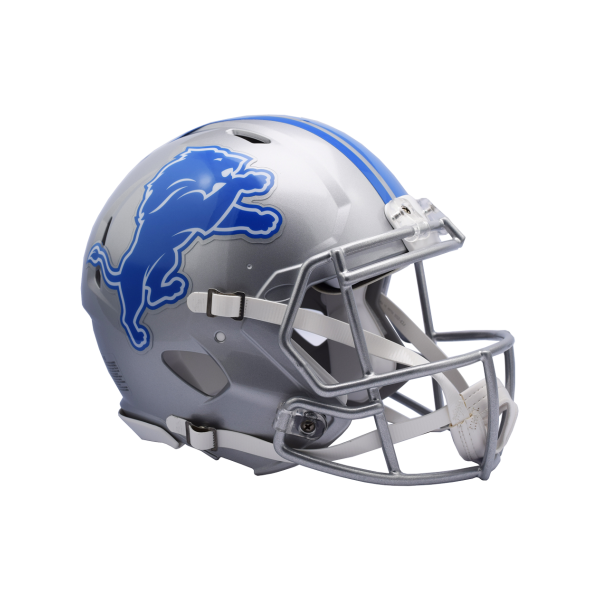 Detroit Lions Full-Size Riddell Revolution Speed Authentic Helmet