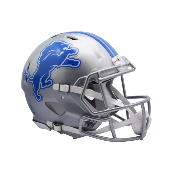 Detroit Lions Full-Size Riddell Revolution Speed Authentic Helmet