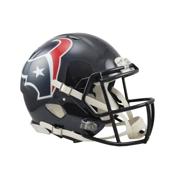 Casque Authentique Riddell Revolution Speed Taille Réelle Houston Texans
