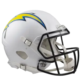 Casque Authentique Taille Réelle Riddell Revolution Speed des Los Angeles Chargers