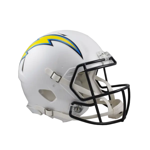 Casque Authentique Taille Réelle Riddell Revolution Speed des Los Angeles Chargers