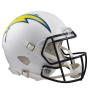 Casco Autentico a Grandezza Naturale Riddell Revolution Speed dei Los Angeles Chargers