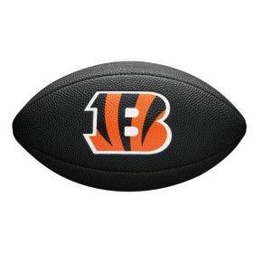 Balón de Fútbol Americano Mini con Logo de Equipo de la NFL - Cincinnati Bengals