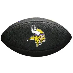 Mini Balón de Fútbol Americano con Logo del Equipo de la NFL - Minnesota Vikings
