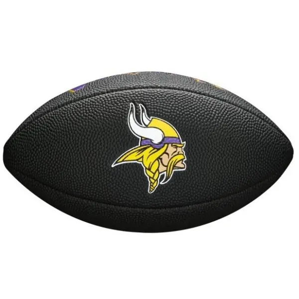 Ballon de football américain mini avec logo de l'équipe NFL - Minnesota Vikings