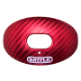 Protège-dents de football Battle Carbon Chrome Oxygen Rouge