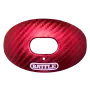 Protège-dents de football Battle Carbon Chrome Oxygen Rouge