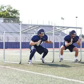Chute pour Joueur de Ligne Universitaire