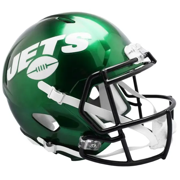 Casque authentique Riddell Revolution Speed taille réelle des New York Jets