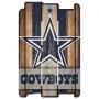 Dallas Cowboys træhegn skilt
