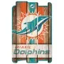 Cartel de madera de los Miami Dolphins
