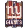 Cartel de madera de los New York Giants