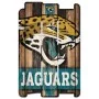 Cartel de madera de los Jaguares de Jacksonville