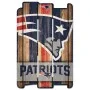 New England Patriots segno recinto di legno