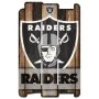 Cartel de madera de los Oakland Raiders