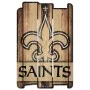 New Orleans Saints Wood Fence Sign