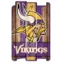 Cartel de madera de los Minnesota Vikings