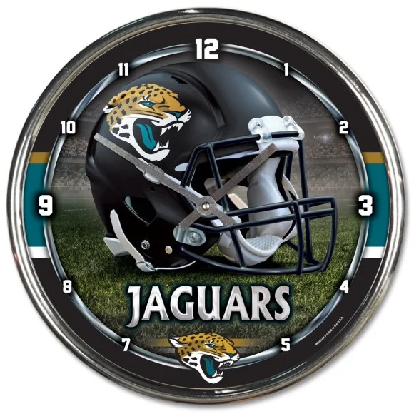 Horloge chromée Jacksonville Jaguars