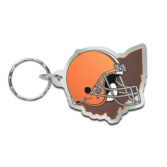Cleveland Browns State Keychain
