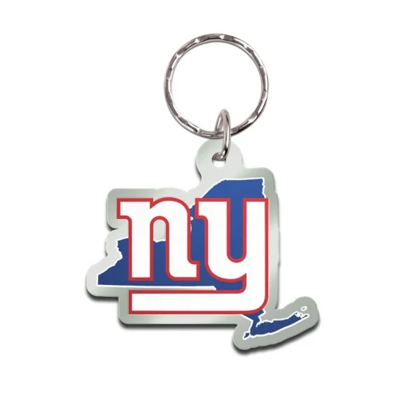 New York Giants State Keychain