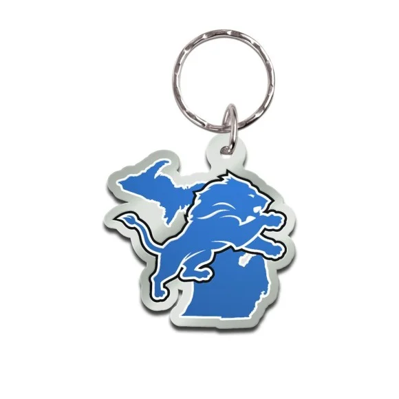 Porte-clés d'État Detroit Lions