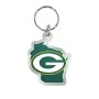Green Bay Packers State Keychain