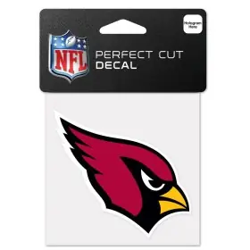 Décalcomanie du logo des Arizona Cardinals de 4" x 4