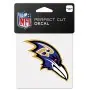 Autocollant Logo Baltimore Ravens 4" x 4"