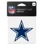 Dallas Cowboys decalcomania logo 4" x 4"