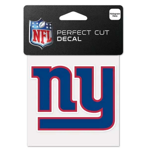 Pegatina de Logotipo de 4" x 4" de los New York Giants