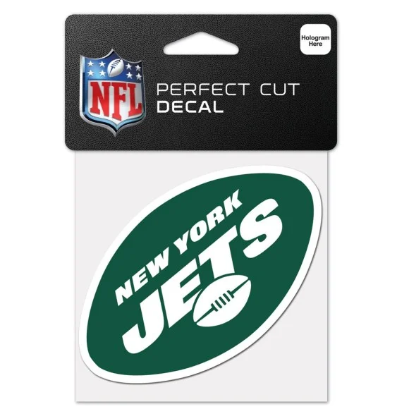 New York Jets 4" x 4" Logo-Aufkleber