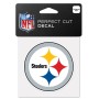Décalcomanie du logo des Pittsburgh Steelers de 4 po x 4 po