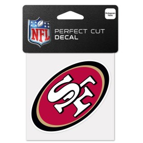 Calcomanía de Logotipo de 4" x 4" de los San Francisco 49ers