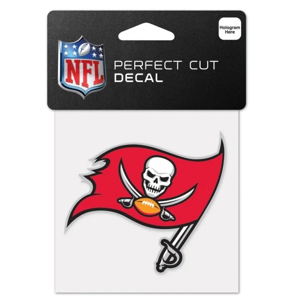 Tampa Bay Buccaneers 4" x 4" Logo Decal