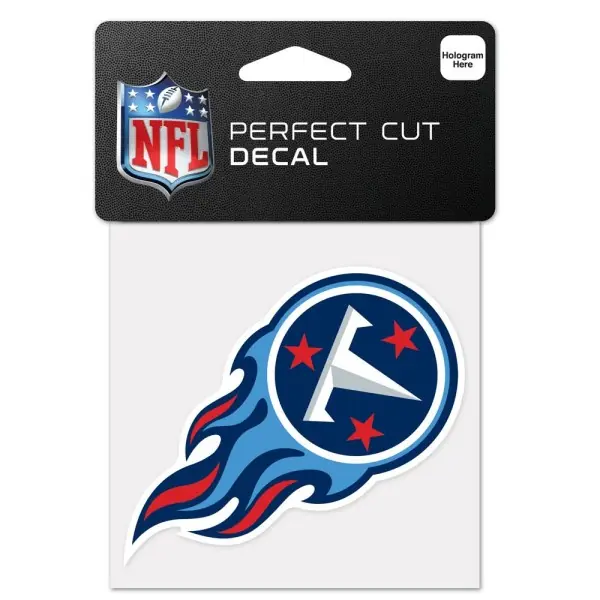 Calcomanía de 4" x 4" con el logotipo de los Tennessee Titans