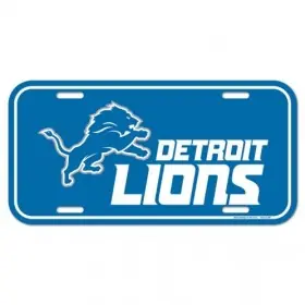 Plaque d'immatriculation des Lions de Detroit